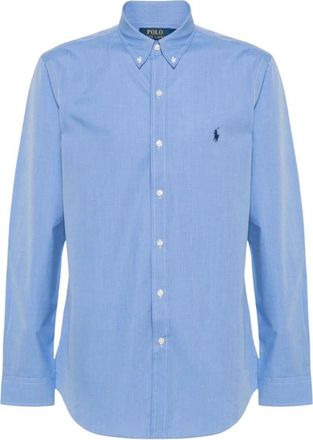 Polo Ralph Lauren Camicia Slim Fit Stretch End-On-End - - Shirts - Uomo - Blu - L