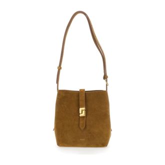 SOEUR Soeur - Bello Mini Schoudertas - Dames - Tassen - Bruin - Maat: ONE Size Su&egrave;de