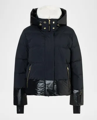 Bogner Maja Down Ski Jacket with Removable Hood & Collar