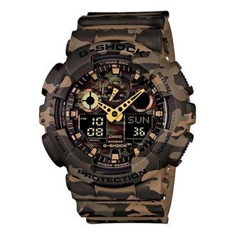 Casio G-Shock Analog-Digital Brown GA-100CM-5A