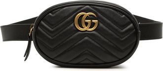 Gucci Pre-owned Gucci GG Marmont Matelasse Calfskin Belt Bag Ladies 6K88X99WI5NUVW7X