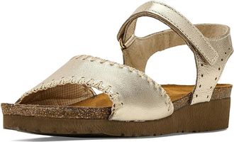 Naot Luna Womens Wedge Shoes Radiant Gold Leather : EU 42 (US Womens 11) M