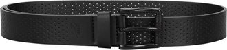 Nike Mens Perforated Leather Belt in Black | 180180-001