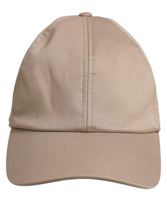 Dolce & Gabbana HAT10048 Logo-Embroidered Cotton Baseball Cap - Beige