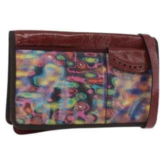 Miu Miu Pre-owned Shoulder Bag - Dames - Vintage Schoudertas - Veelkleurig - ONE Size - Leer - Vintage