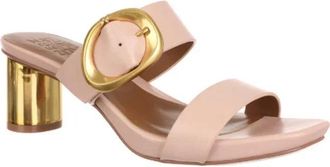 Naturalizer Womens Naturalizer Ida 9W Cameo Blush Pink Leather Square Toe Block Heel HAWK421