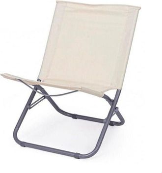 Trade Shop Trade Shop - Copy Of Spiaggina In Tessuto Oxford Blu Pieghevole Sedia Per Mare Campeggio Portatile 281050