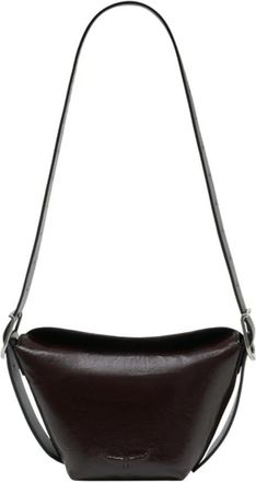 Zadig&Voltaire Baby Jane Vintage Patent Bag - Dames - Schoudertassen - Bruin - ONE Size - Leer - Tassen