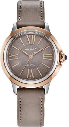 Citizen L Ceci Eco-Drive Taupe Dial Ladies Watch EM1166-01Z