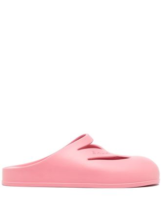 Bally round-toe flat slides - unisex - Other fibres - 43 - Pink