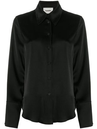 Nanushka Camicia Mandine - Nero