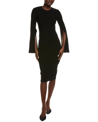 Michael Kors Wool-Blend Sheath Dress