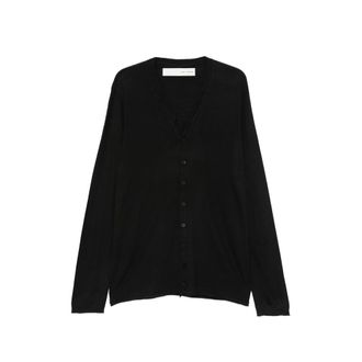 Isabel Benenato Button V-neck Cardigan