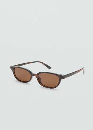 Mango Occhiali da sole montatura acetato cioccolato - Donna - Taglia unica - MANGO