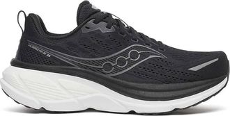 Saucony Mens Hurricane 25 Running Shoes - Wide In Black/white