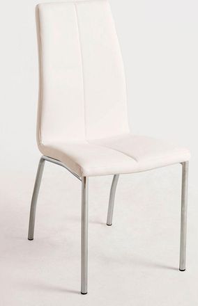 Regalos Miguel Sillas Comedor - Silla Humi Polipiel - Blanco