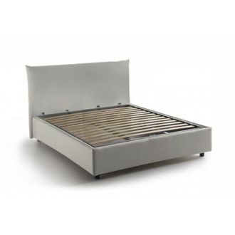 Talamo Italia Talamo Italia Letto piazza e mezza Ornella, Letto contenitore con rivestimento in tessuto, 100% Made in Italy, Apertura frontale, adatto per