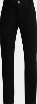 Alexander McQueen Men & apos;s Ozzy Slim Black Denim Jeans