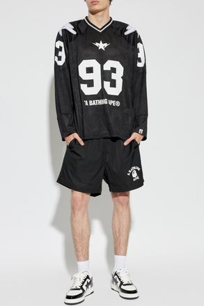 A Bathing Ape Long Sleeve T-shirt, Mens, Black