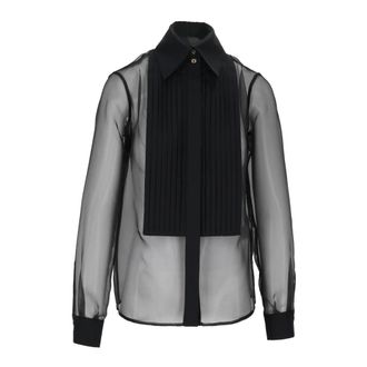Elisabetta Franchi Dames, Blouses & Shirts, Zwart, Maat: S