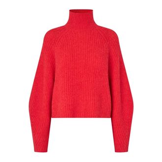 Lollys Laundry Elio Jumper - Knitwear - Mujer - Rojo - 2XL
