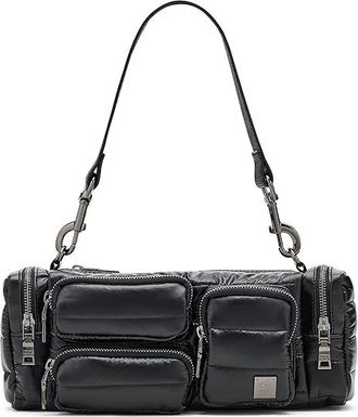 Think Royln Lady Cargo Shoulder Womens Handbags Pearl Black, Nylon/Polyester