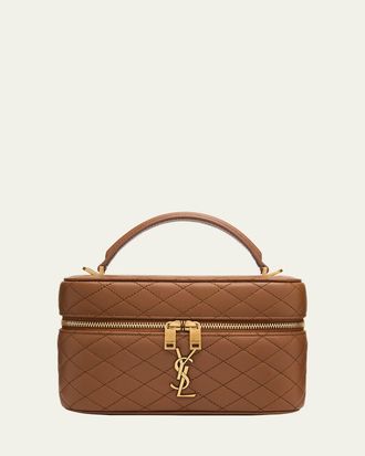 Saint Laurent Gaby Vanity Quilted Leather Bag