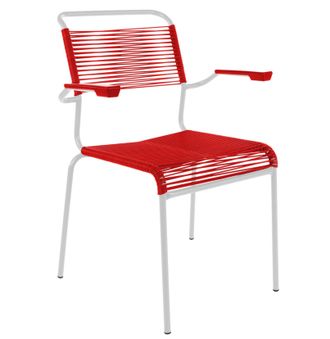 Schubiger M&ouml;bel Spaghetti-Stuhl S&auml;ntis mit Armlehnen