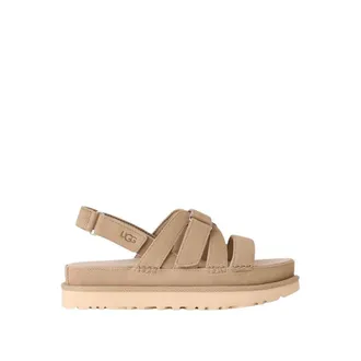 UGG Flat Sandals, female, Beige, Size: 10 US Goldenstar Gleam Sandals Mustard seed