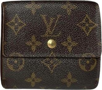 Louis Vuitton Pre-owned Vintage Portemonnee - Dames - Vintage Accessoires - Bruin - ONE Size - Leer - Vintage