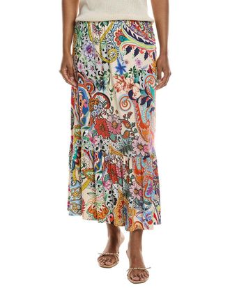 Johnny Was The Janie Favorite Single Tiered Skirt