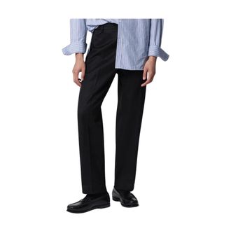 Santaniello Wool Blend Tailored Broeken - Heren - Broeken - Zwart - Maat: 3XL Wol