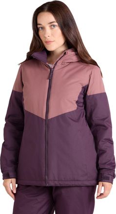 Mountain Warehouse Moon Womens Ski Jacket - Snowproof, Adjustable Hood - Ideal For Sports, Skiing, Snowboarding Light Pink Womens Size 16