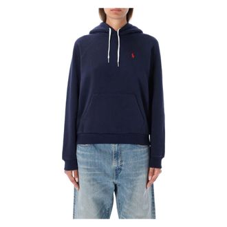 Ralph Lauren Hoodies, female, Blue, XS, Classic Pony Hoodie