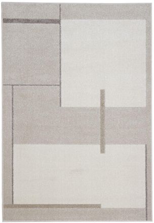 Novatrend Alfombra de sal&oacute;n moderna beige 200x290 cm