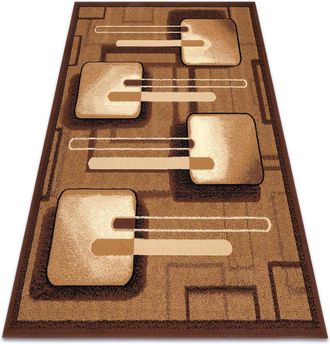 RugsX Rugsx - Alfombra Bcf Morad Malina Cl&aacute;sico - Marr&oacute;n Brown 300x400 Cm