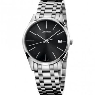 Calvin Klein Tijdloos Quartz Horloge - Dames - Horloges - Grijs - ONE Size - Accessoires