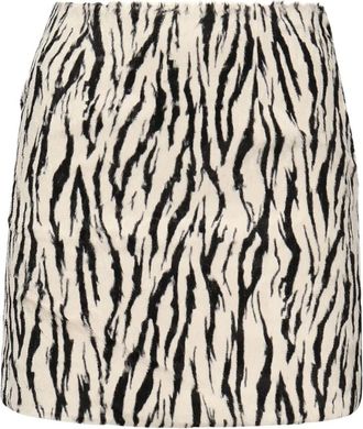 Rotate Rotate Birger Christensen, Rokken, Dames, Veelkleurig, S, Katoen, Minirok met print