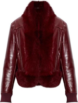 Dolce & Gabbana Giacca in Pelle - - Jackets - Donna - Rosso - S