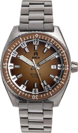 Shield Nitrox Automatic Brown Dial Mens Watch SLDSH114-5