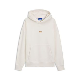 HUGO BOSS Logo-detail hoodie in cotton terry