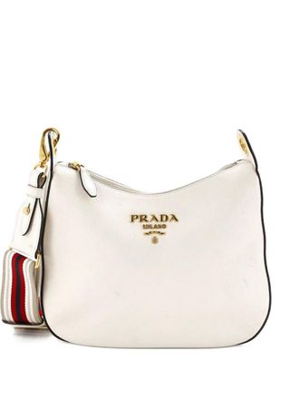 Prada Dual Strap Vitello Daino Medium hobo bag - Beige