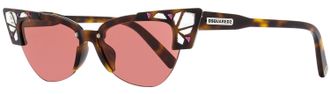 Dsquared2 Womens Bella Sunglasses DQ0341 52S Dark Havana 56mm