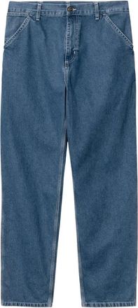 Carhartt Work in Progress Simple Pant - Heren - Regular Fit Jeans - Blauw - W28 L32 - Katoen - Jeans