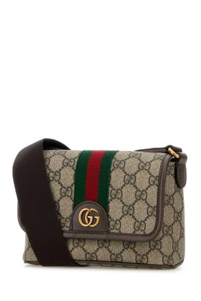 Gucci Mens Printed Canvas Mini Ophidia Crossbody Bag Oldbenacvrvna T Polyurethane Polyamide Borse A Tracolla