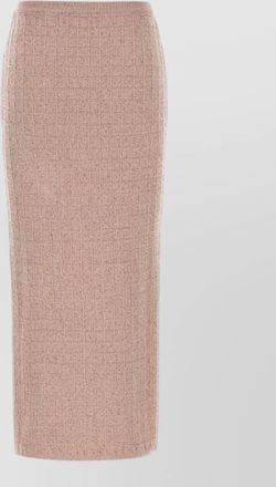 Alessandra Rich high waist boucle skirt side buttons