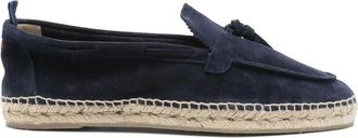 Castaner Espadrilles, male, Blue, Size: 13 US Navy Blue Tassel Detail Shoe