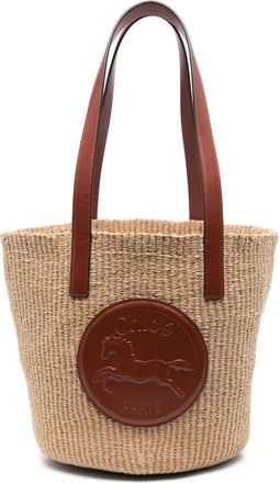 Chloé Horse Medal shoulder bag - Neutrals