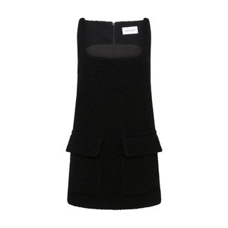 16Arlington Ambra Mini Jurk - Dames - Korte kleedjes - Zwart - 2XS - Wol - Kleedjes