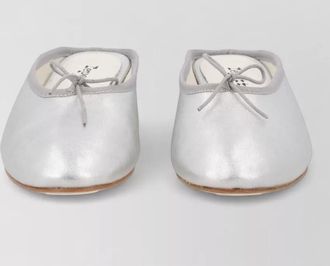 Repetto bow detail round toe mules